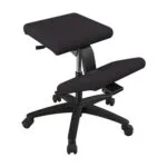 Varier-wing-Balans-ergonomic-kneeling-chair-office-chair-07 Varier Wing Kneeling Chair - Revive- Black, in an office setting