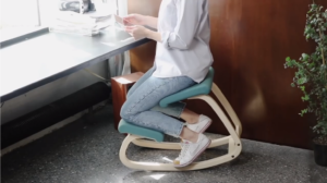 Varier Variable Kneeling Chair at desk
