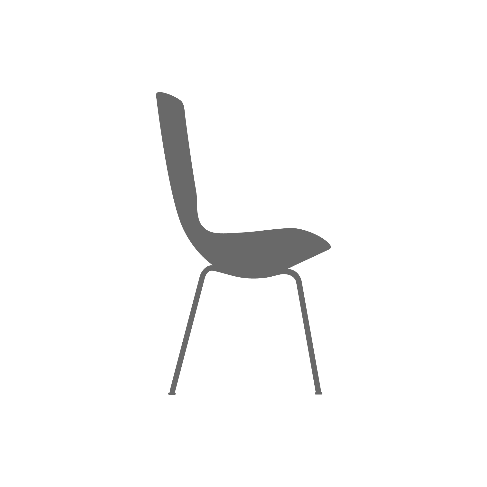 Varier Invite Metal Upholstered Chair