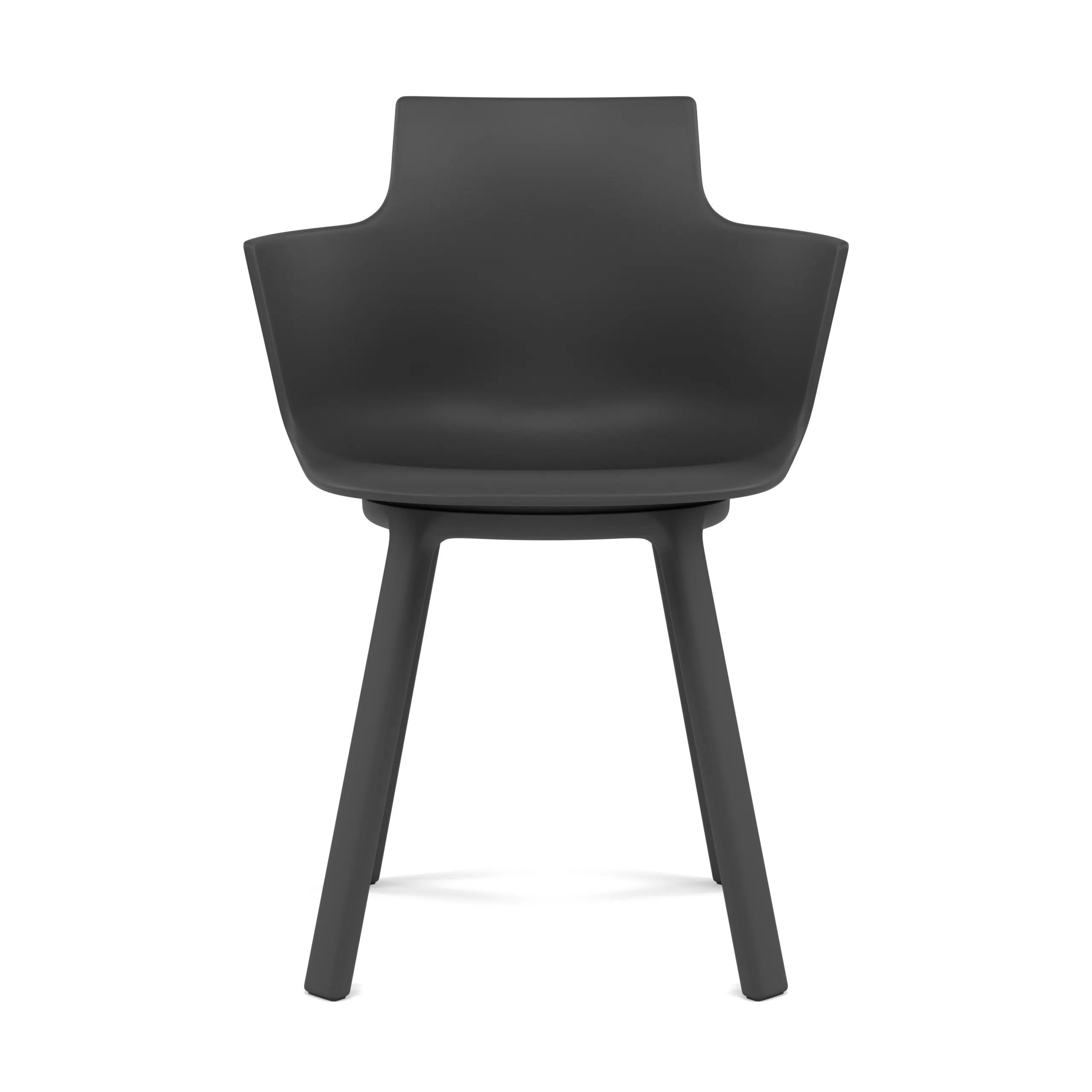 Varier Social Multi-Function Chair with Onyx Black upholstery, front view