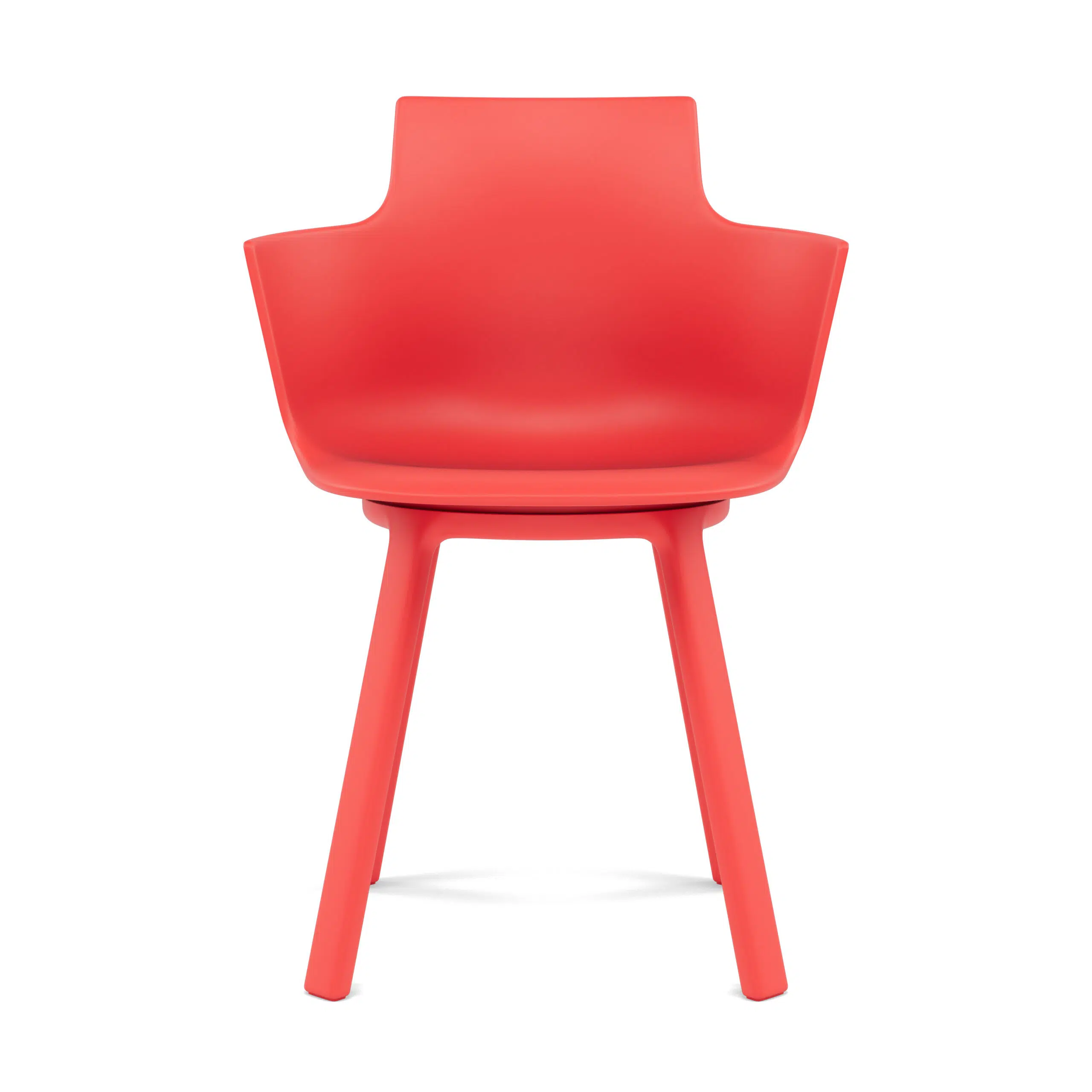 Varier Social Multi-Function Chair in red, front view
