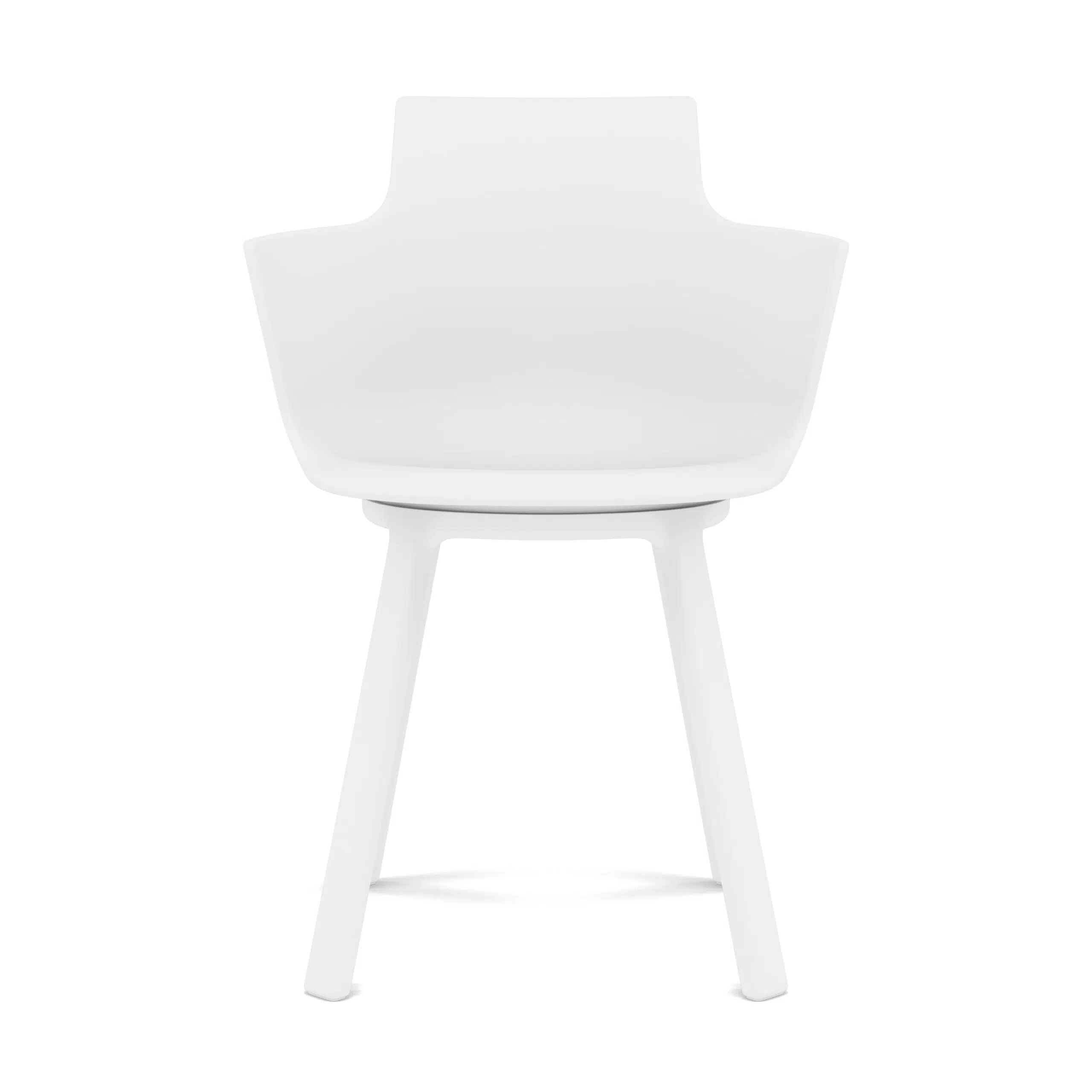 Varier Social Multi-Function Chair in white, front view