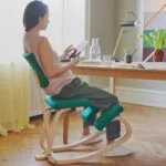 Varier Open-Box Variable Plus Kneeling Chair, in an office setting