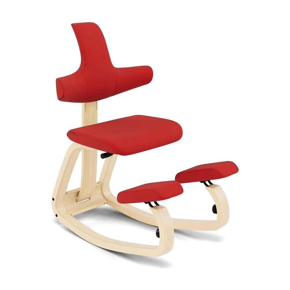 Base: Natural Lacquered Ash / Fabric: Revive Red