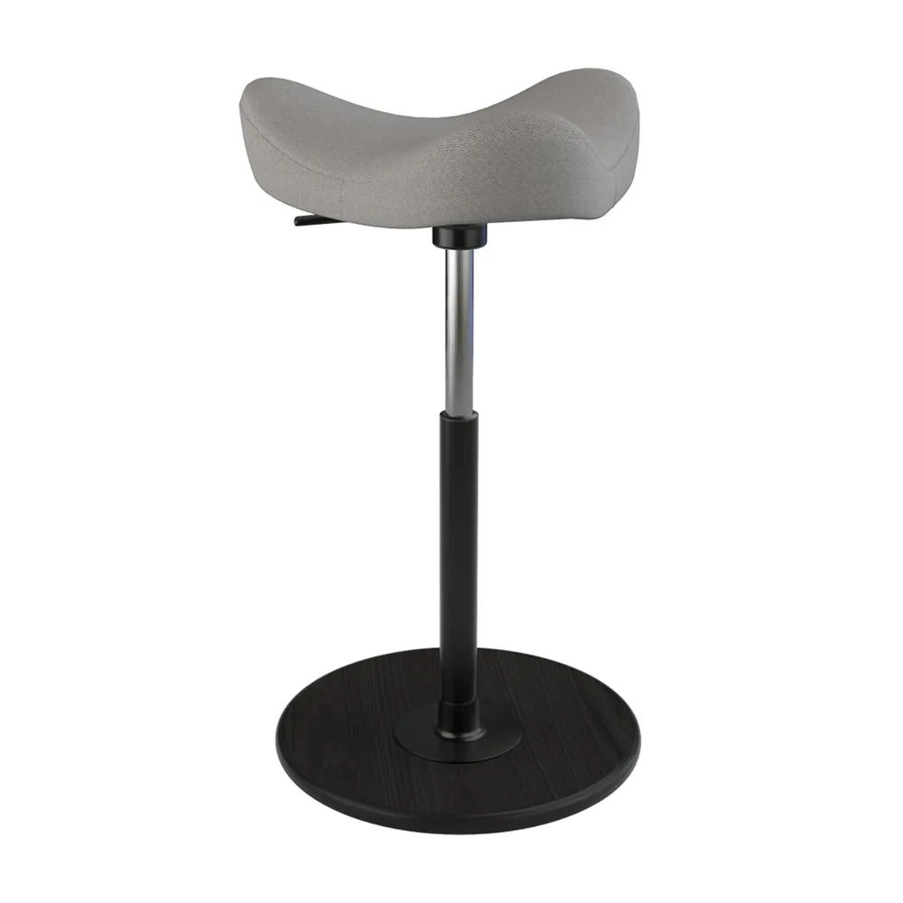 Base: Black Lacquered Ash / Fabric: Revive Grey