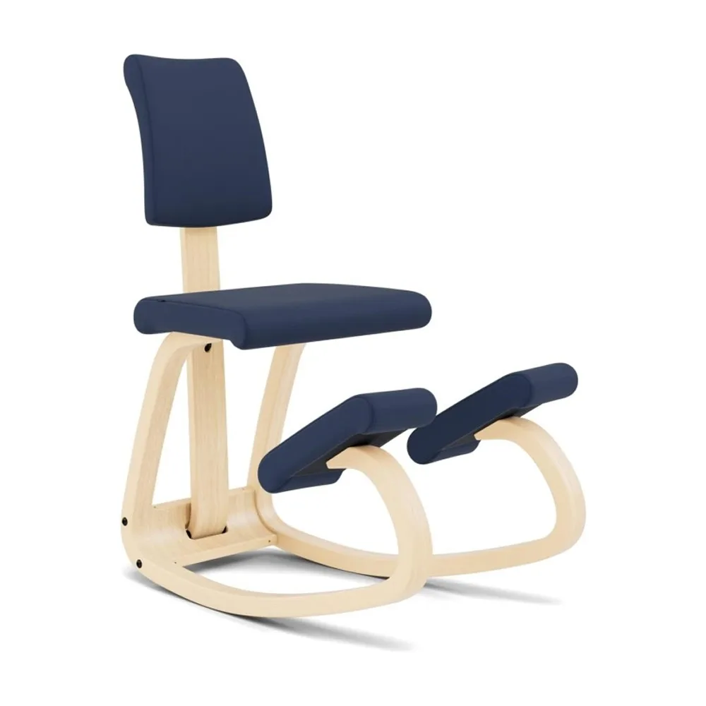 Base: Natural Lacquered Ash / Fabric: Revive Dark Blue