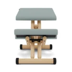 Varier_Multi™_TON7089_1 Varier Multi kneeling chair in Tonal Light Green fabric with natural wood base